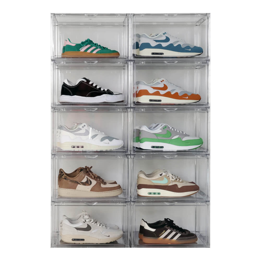 Sneakerbox transparent 10-pack