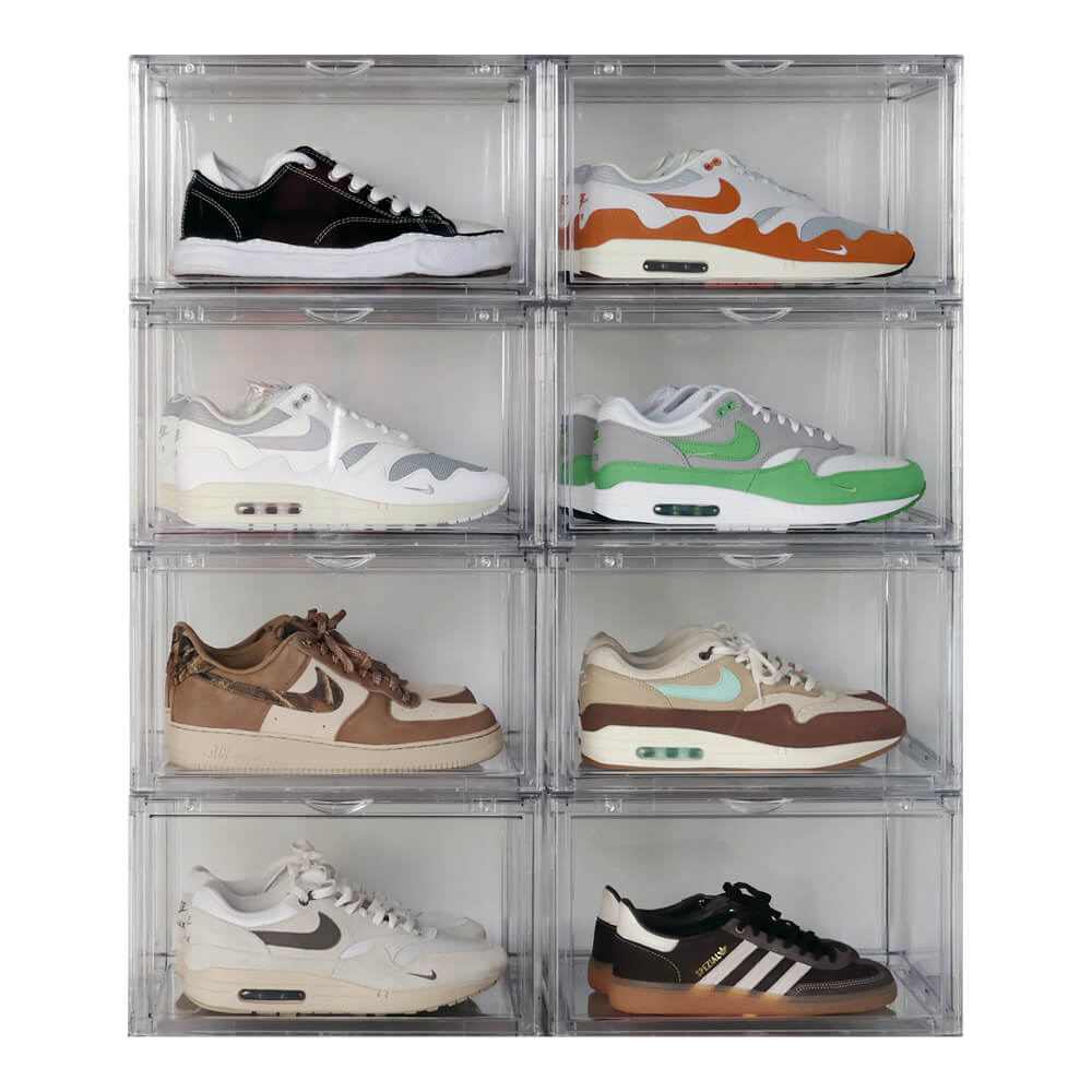 Sneakerbox transparent 8-pack