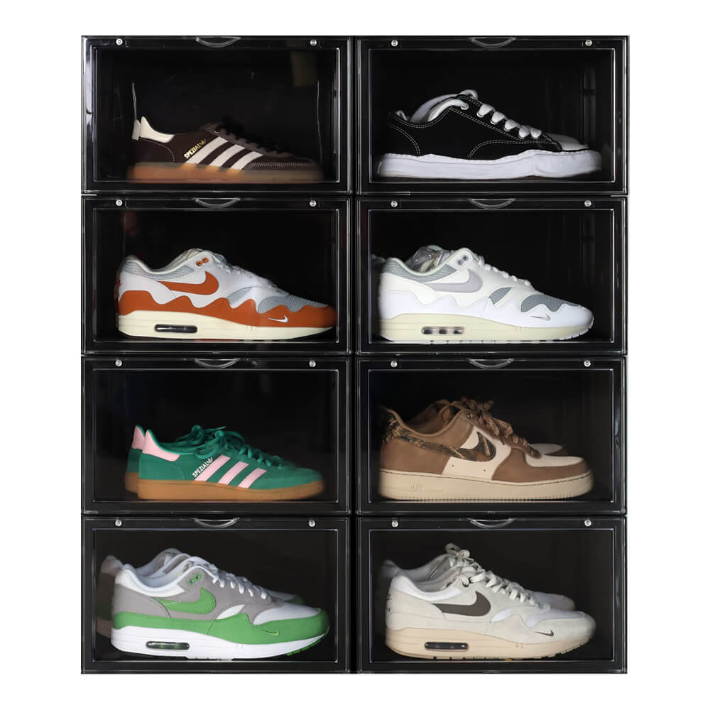 Sneakerbox black | 8-pack