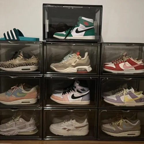 sneakerbox zwart